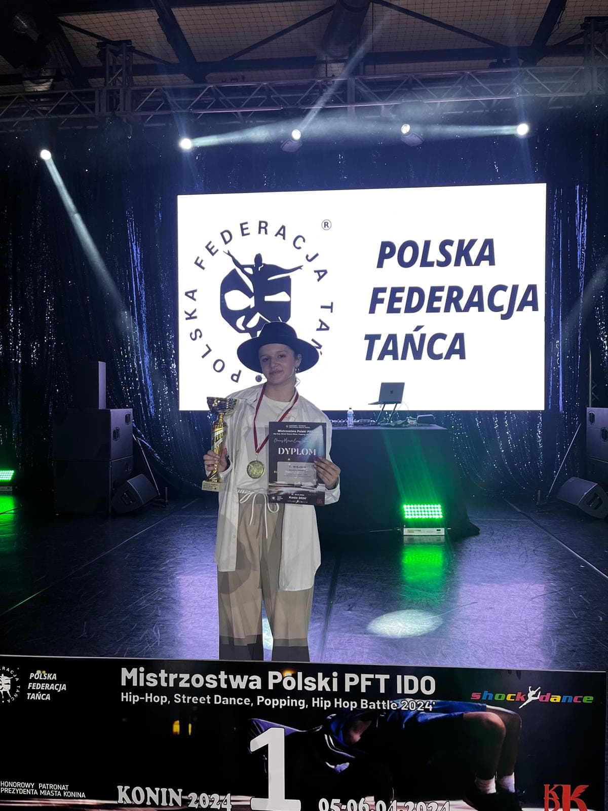 Wiktoria Odrobina — IDO Polish Championship · 1. Miejsce · Mistrzyni Polski · Popping Solo Junior 1